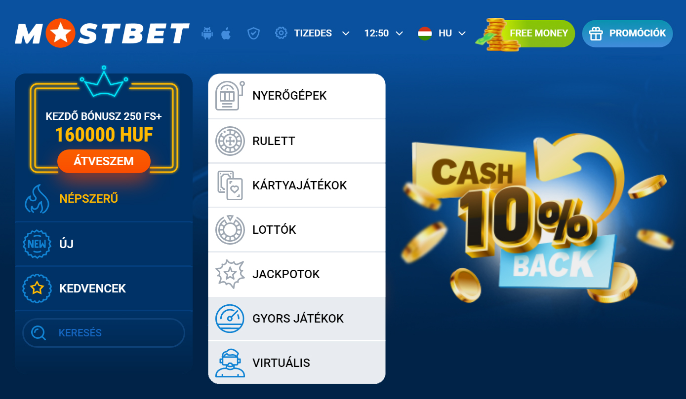 Mostbet: Az Online Kaszinózás új Szintje Magyarországon